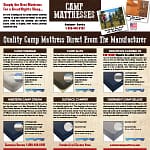 old camp mattress