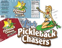 Lulu's Pickleback label design